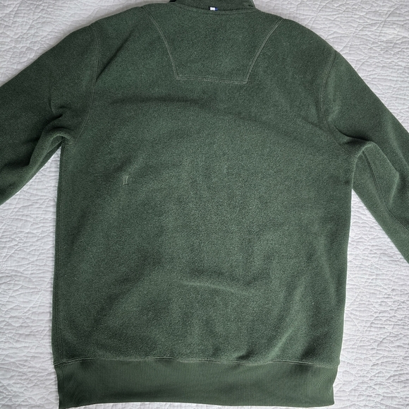 Kit And Ace Water Resistant Fleece Zip Pullover Forest Green - Picture 9 of 12